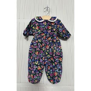 Baby Cary Vintage Baby Girl Bubble Romper